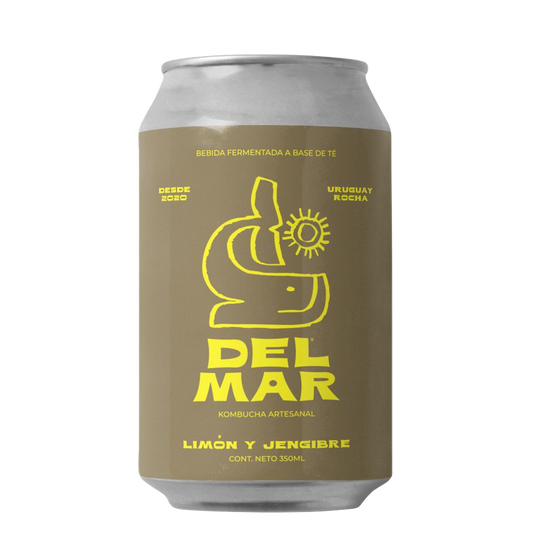 Pack Kombucha Limón y Jengibre Lata 350ml